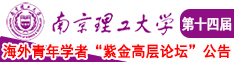 老女人视频草B南京理工大学第十四届海外青年学者紫金论坛诚邀海内外英才！